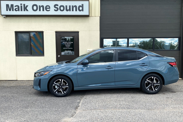 Toyota 2024 Corolla Hybrid with professional window tint in North Bay